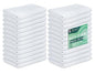 24 Pack White 20x40 Inch 100% Cotton Bath Towels - Lightweight, Quick Drying, Commercial Grade - Ideal for Gym, Salon, Spa & Hair - color: White, size: BATH TOWEL PACK OF 24 20X40