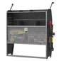 StarONE Heavy Duty Adjustable Van Shelving with Lockable Door and Hooks, 42" W x 46" H x 13" D, Fit for Transit, GMC, Chevy Express, NV, Promaster, Sprinter and Metris, Van Storage for Service Tools - size: 42" W x 46" H x 13" D