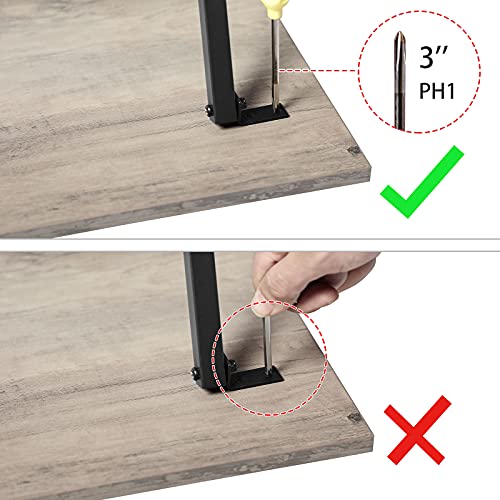 HOOBRO Folding TV Tray Tables, Set of 4 TV Trays with Storage Rack, Industrial Side Table for Eating at Couch, Foldable Snack Table for Small Space, Easy Assembly, Greige and Black BG50BZ01 - color: Greige + Black