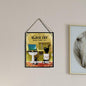 wall-pediments MP 475 Black Cat Bath Soap Co. 4-Cat Chaos Plaque, 6.7 x 10 Inches Funny Cat Bathroom Decor - color: Generic 9960