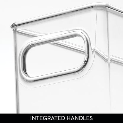 InterDesign Refrigerator and Freezer Storage Container – Deep Organizer Bin for Kitchen, Clear | Deep Organizer Bin, For Kitchen - style: Pack of 1