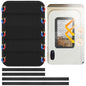 RV Door Window Shade Cover 25'' x 16'', Foldable Camper Sunshade with Magnets & Reflective Layer - Thermal Blackout, UV & Privacy Protection, No-Drill Hook & Loop Tape Install for Most Travel Trailers