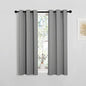 NICETOWN Silver Grey Blackout Curtain Panels for Bedroom, Thermal Insulated Grommet Top Blackout Draperies and Drapes (2 Panels, W29 x L45 inches) - color: Silver Grey, size: 29"W x 45"L (Pack of 2)