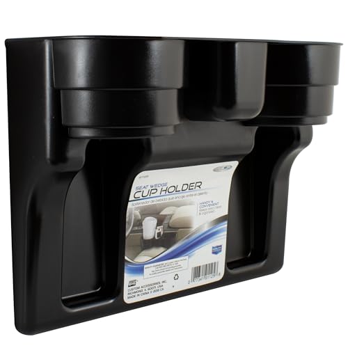 Custom Accessories Black Seat Wedge Cup Holder - style: Seat Wedge