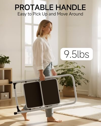 SOLADDER 2 Step Stool, Folding Step Ladder with Wide Anti-Slip Pedal & Safety Lock, Step Stool for Kitchen, Bathroom, Office, 300lbs Capacity - size: 2 Step