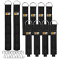 Hanging Extension Cord Holder - 10Pack 13" 22" 35" Handle Wrap Straps with S Hooks Heavy Duty Garage Organizer Tool Hangers - Garden Hose Power Electrical Cable Rope RV Shed Storage and Organization - size: 10Pack 13" 22" 35"