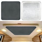 RV Roof Vent Blackout Shade - 16x16 Inch Skylight Window Insulator - UV Rays Protection Camper Trailer Fan Sun Cover - size: 16"x16"