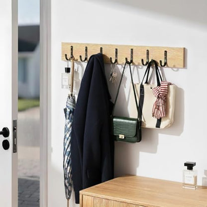 4 Pack Wall Hooks，Metal Hooks Hold up to 22 LB，Hooks Wall Mount for Hanging Towel/Coat/Bag/Keys/Cups，Ideal for Bathroom，Outdoor，Closet，Kitchen, Garage, Black - color: Black