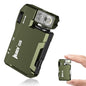 WUBEN G5 Rechargeable EDC Flashlight, Powerful RGB Flashights, 400 Lumens Portable Flat Mini Flashlights, IP65 Waterproof Multi-Mode Magnetic Small Keychain Flashlight for Camping, Emergency (Green) - color: Green