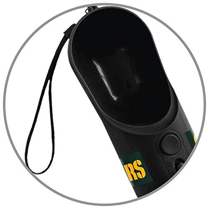 Pets First Dog Water Bottle. NFL Green Bay Packers PET Water Bottle. Best Cat Water Bottle. Water Fountain Dispenser for Dogs & Cats., Black, 13.5oz (GBP-3344) - color: Green Bay Packers