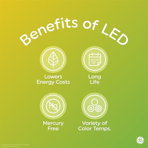GE LED+ Battery Backup A21 LED Light Bulbs, Rechargeable Light for Power Outages + Flashlight, Soft White (2 Pack) - style: A21