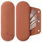 AGIKET Silicone Makeup Brush Holder Travel Cosmetic Bag：Soft Portable Cosmetic Face Brushes Holder with Upgrade Anti-Fall Out Magnetic Closure, Large Travel Makeup Brush Case - Brown - color: Brown, style: Brush Holder