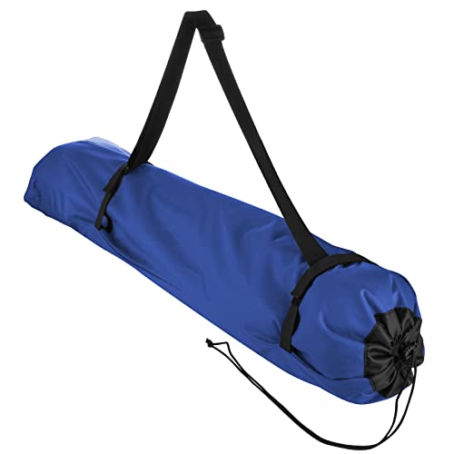 Xxerciz Foldable Camp Chair Replacement Bag Carrying Bag Large Mouth Bag with Shoulder Strap for Outdoor Camping, Heavy Duty Large Storage Folding Chair Bag (Chair is not Included) - color: Maldives Blue