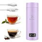 Portable Kettle (120V), Travel Kettle for Business Trips, 316-Grade Stainless Steel, 4 Temperature Settings, with Auto-Shutoff (Purple, 9.05 * 3.15) - color: Purple