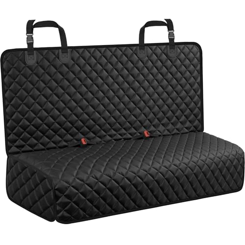 URPOWER Dog Car Seat Cover for Back Seat, Waterproof Car Seat Protector for Child Carseat & Pets, Nonslip Car Seat Covers for Large Sedans & Large SUVs - color: Black, size: Large (54" x 51")