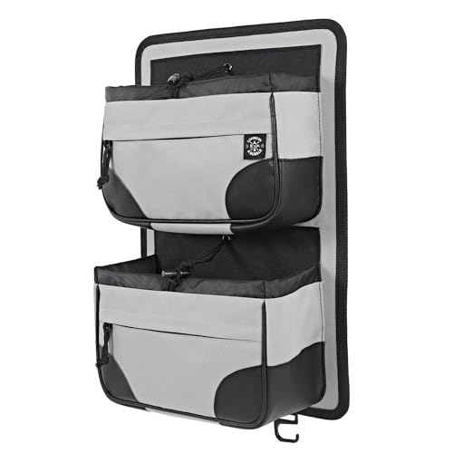 Living in a Bubble Wall Storage Organizer for Travel Trailer, Campervan, RV, and Motorhome - Durable Interior Wall-Mount Adhesive Storage Solution & Space Saver - Canyon (Gray) - color: Gray
