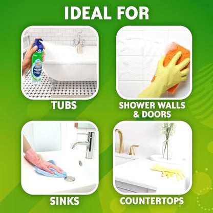 Scrubbing Bubbles Mega Bathroom and Shower Foamer Aerosol, Rainshower Scent, 20oz - size: 20 Ounce (Pack of 1)
