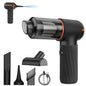 Car Vacuum Cleaner Portable Cordless with 6000PA Suction, Mini Handheld Vacuums Cleaner with Air Duster and Blower, High Power Hand held Cleaners for Car, Home, Office, Pet Hair, Keyboard