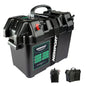 Newport Trolling Motor Smart Battery Box Power Center with USB and DC Ports, Medium