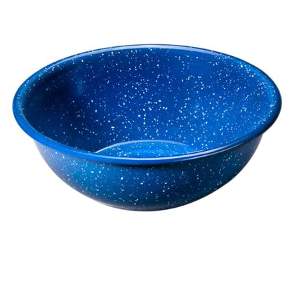 6 Inch Enamelware Bowl for Camping and Backpacking - Cookware Gear Essentials for Camping and Backpacking (Made by Caddis Sports) - style: 6 Inch Bowl