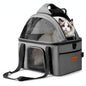 BurgeonNest Top-Expandable Large Cat Carrier, Soft-Sided Cat Bag Carrier for Medium & Large Cats Up to 15 lbs, Upgraded Small Dog Car Seat, Pet Travel Bag with Full-Open Canopy - size: Medium-Full-Open