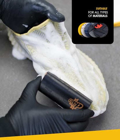 Crep Protect Shoe Protector Spray & Premium Sneaker Cleaning Kit, with Brush, Solution, Microfibre Cloth and Reusable Pouch, Sneaker Care Kit