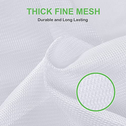 OTraki Large Mesh Washing Bag 43 x 35 Inch XXL Mesh Laundry Bag, Blue | Lingerie Bags for Laundry Large Washer Bag for Travel Camp College Dress Bedding Blanket Sheet Don't Drying, Melting 140-176℉ - size: 43 x 35 inch
