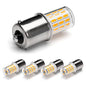 Ziomitus BA15S Led 12V Landscape RV Camper Interior Light Bulbs, P21W 1156 1141 2700k Warm White,DC Bayonet Single Contact Base BA15S Bulbs for Marine Boat Trailer Lights,5 Pack - color: 1156 Warm