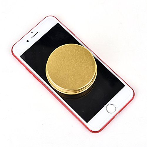 Aluminum Metal Tins 1 Ounce 48 Pack Round Tin Containers Storage Tins Metal Jars Empty Lip Balm Container Small Containers with lids,Gold - color: Gold
