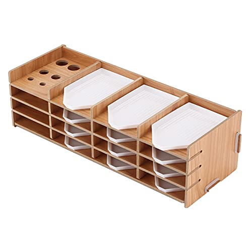Rhinestone Painting Tray, Wooden Bead Sorting Organizer with Storage Rack for DIY Art Craft, Cross Stitch, Nail Art, Diamond Painting Accessories