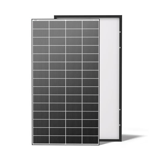 Renogy Solar Panels 640 Watts 18BB N-Type Solar Panel 12 24 Volts Monocrystalline 2PCS 320W On/Off Grid Solar Setup Over 400 Watt Solar Panel 25% Cell Efficiency for Homes Rooftop RV Boat Black - size: 2PCS