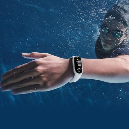 XIAOMI Mi Smart Band 10 (2025) Global Version - 1.72" AMOLED Display | 21 Days Battery Life | Touchscreen, Multi-Sport Tracker, Activity Tracker, Heart Rate Monitor | BT5.4 - (Glacier Silver) - color: Glacier Silver