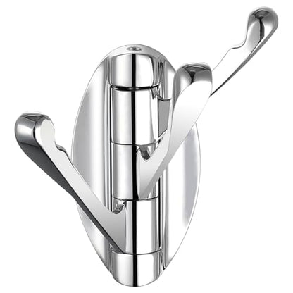 Angle Simple Bathroom Towel Hook Swivel, Metal Hand Towel Hook for Wall, Foldable Robe Coat Hanger, Chrome - color: Chrome, size: 1 Pack