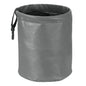 HARFINGTON Car Trash Can 0.9 Gallon Foldable Leak-Proof Garbage Organizer Portable Hanging Waterproof Truck Trash Bins for Van Automotive Vehicle Front Seat, Gray - color: Grey