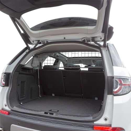TRAVALL Compatible with Land Rover Discovery Sport (2014-2019) Dog Car Barrier Guard Custom Fit Heavy Duty Steel Mesh Trunk Divider Safety Travel Premium Luggage Cargo Barrier Protection