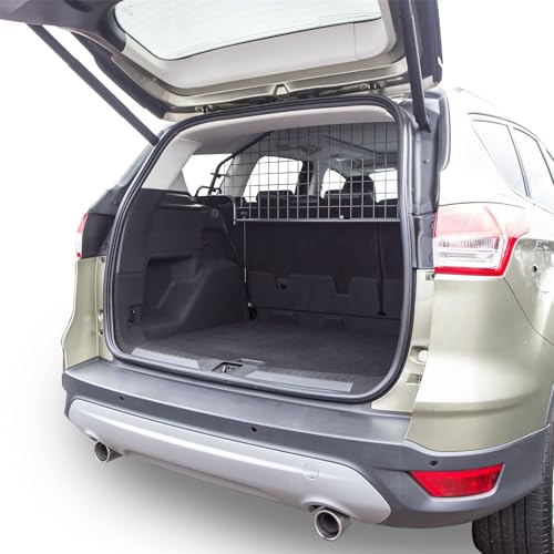 TRAVALL Compatible with Ford Escape (2012-2016) Dog Car Barrier Guard Custom Fit Accessory Heavy Duty Steel Mesh Trunk Divider Safety Travel Premium Luggage Cargo Barrier Backseat Protection