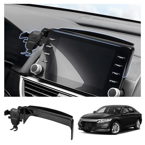 FIILINES Phone Holder for Honda Accord 2018-2022 (Fit 8" Touch Screen), Phone Mount with Dash Organizer for Accord Accessories, 360 Degree Rotation Dash Mount Cell-Phone Holder - size: For Accord 2018-2022