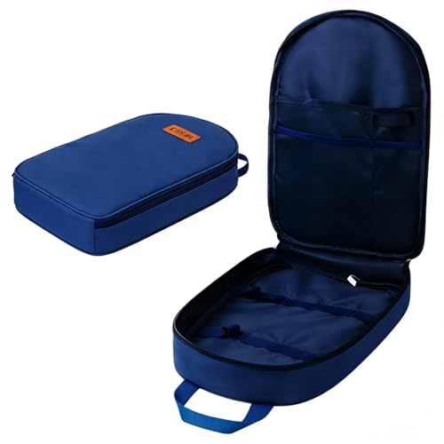 Camping Cookware Storage Bag - Camping Cooking Utensils Set Bag Camping Tool Portable Storage Bag Suitable for Knife, Fork, Spoon, Chopping Board, Chef's Knife,Kitchenware Storage - color: blue