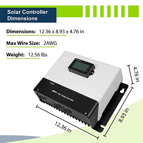 ExpertPower 1000W 12V Solar Panel Kit | 1000W Mono Rigid Solar Panels, 100A MPPT Solar Charge Controller | RV, Trailer, Camper, Marine, Off Grid, Solar Projects - size: 1000W + 100A MPPT