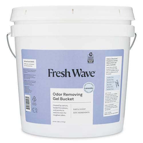 Fresh Wave Odor Removing Gel Bucket, 15.5 lb. (248 oz.) | Lavender Scent Refill | Odor Absorbers for Home | Safer Odor Relief | Natural Plant-Based Odor Eliminator | For Cooking, Trash & Pets - size: 248 fl oz