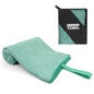 Yoga Mat Towel 30X60 Inch Quick Dry Microfiber Camping Towel Fast Drying Lightweight Travel Body Beach Swimming Pool Towels(Light Green, 1 Pack L(30X60 Inch) - color: Light Green, size: 1 Pack L(30X60 Inch