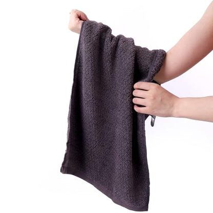 Everplush 4-Piece Premium Hand Towel Sets: Super-Soft, Highly Absorbent & Quick Drying Bathroom Towels – Versatile for Hotel, Bathroom, Shower, Spa, 16x30 Inches(Charcoal, 16" x 30") - color: Charcoal