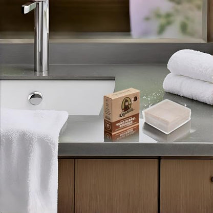 Soap Container, Shower Square Bar Holder Fit Handmade Soap, Travel Soap Case (Clear) - color: Clear