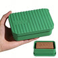 OTHIX Large Leakproof Travel Soap Case for 10 oz Bar Soap, Silicone Soap Container Compatible with Duke Cannon Style Big Bars, Tight-Seal Soap Box for Gym, Camping, Bathroom, Truck Drivers((Green) - color: Green