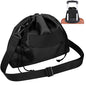 Homakover Travel Neck Pillow Bag for Memory Foam Travel Pillow,Luggage Travel Pillow Drawstring Bag Carrying Case with Trolley Sleeve&Adjustable Strap,Easily Attaches to Luggage,Backpacks