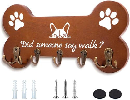 Dog Leash Holder forwall,Coat RackHooks, Mount Storage Organizer (Yellow 2) - color: Yellow 2