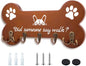 Dog Leash Holder forwall,Coat RackHooks, Mount Storage Organizer (Yellow 2) - color: Yellow 2