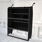 MELIPRON Steel Cargo Van Shelving Storage System Fit for NV200, Transit Connect 2014+, Chevy City Express, Promaster City with S-Shaped Hooks(32" W x 43" H x 13" D) - size: 32" W x 43" H x 13" D