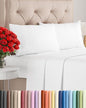 Twin 4 Piece Sheet Set - Comfy Breathable & Cooling - Ultra Soft Hotel Luxury Bedding Set with 8-16 Inch Deep Pockets - 1 Flat & 1 Fitted Sheet & 2 Pillowcases - Cozy, Wrinkle Free & Easy Care - White - color: 01 - White, size: Twin