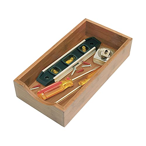 Lipper International 8185S Bamboo Wood Stacking Drawer Organizer Box, 6" x 12" - size: 6" x 12"